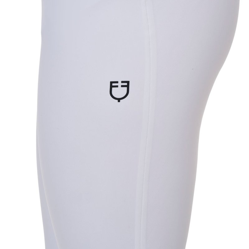 Equestro Pantalone slim fit donna Ridertechnology 2.0 cuciture termosaldate - Bianco