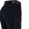 Equestro Pantalone slim fit donna Ridertechnology 2.0 cuciture termosaldate - Nero