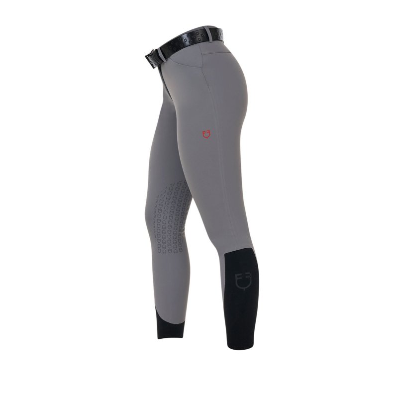 Equestro Pantalone slim fit donna Ridertechnology 2.0 cuciture termosaldate - MOCKINGBIRD (18-4015)