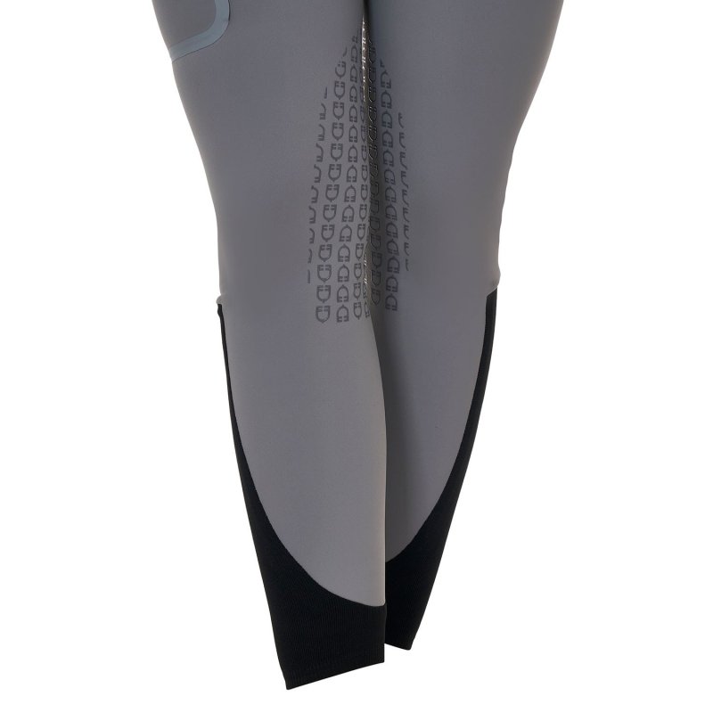 Equestro Pantalone slim fit donna Ridertechnology 2.0 cuciture termosaldate - MOCKINGBIRD (18-4015)