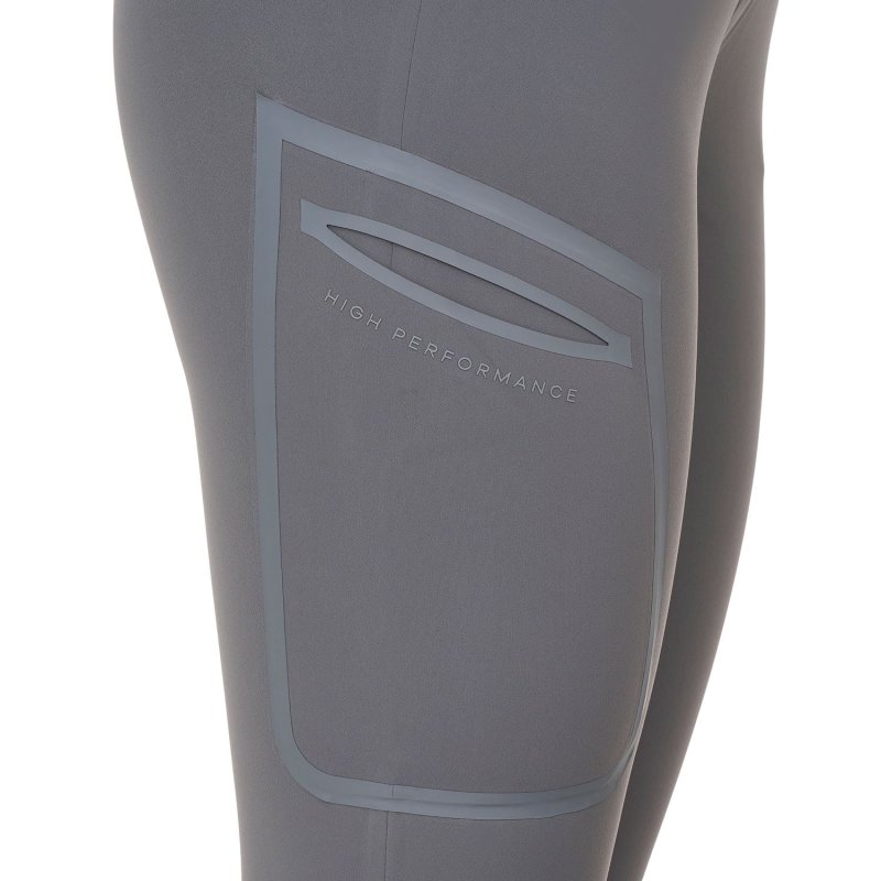 Equestro Pantalone slim fit donna Ridertechnology 2.0 cuciture termosaldate - MOCKINGBIRD (18-4015)