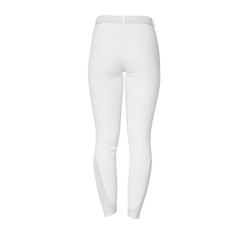 Equestro Pantalone slim fit donna Ridertechnology 2.0 full grip - Bianco