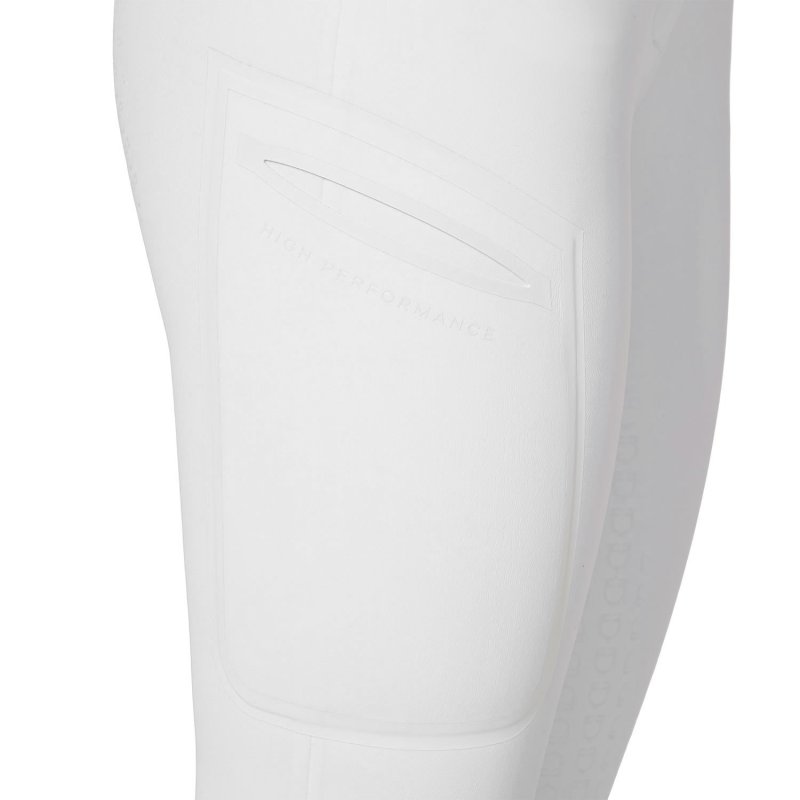 Equestro Pantalone slim fit donna Ridertechnology 2.0 full grip - Bianco