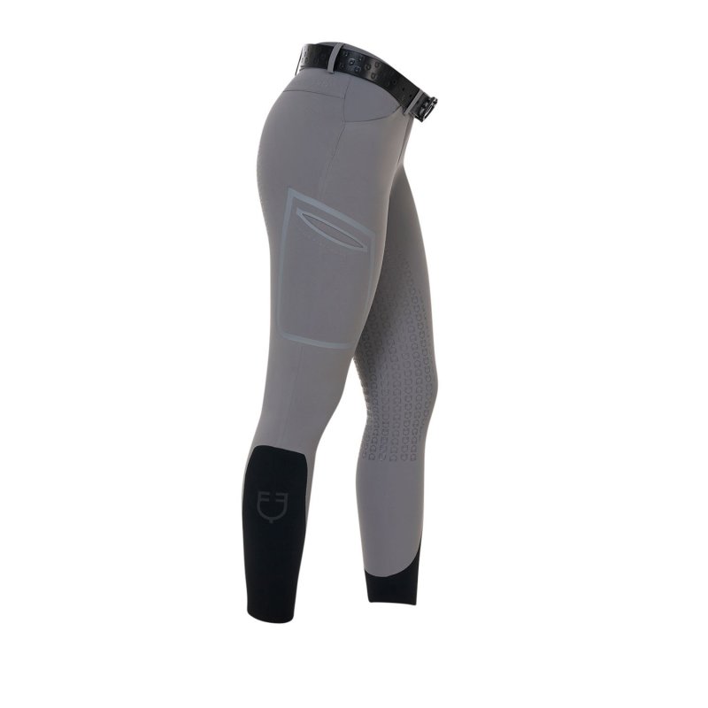 Equestro Pantalone slim fit donna Ridertechnology 2.0 full grip - MOCKINGBIRD (18-4015)