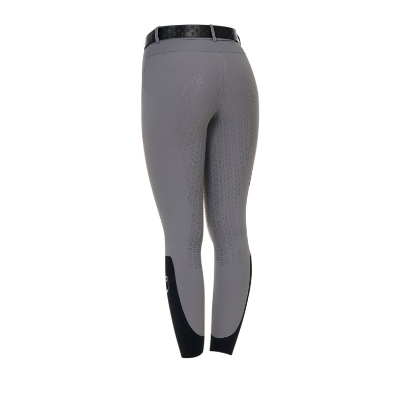 Equestro Pantalone slim fit donna Ridertechnology 2.0 full grip - MOCKINGBIRD (18-4015)