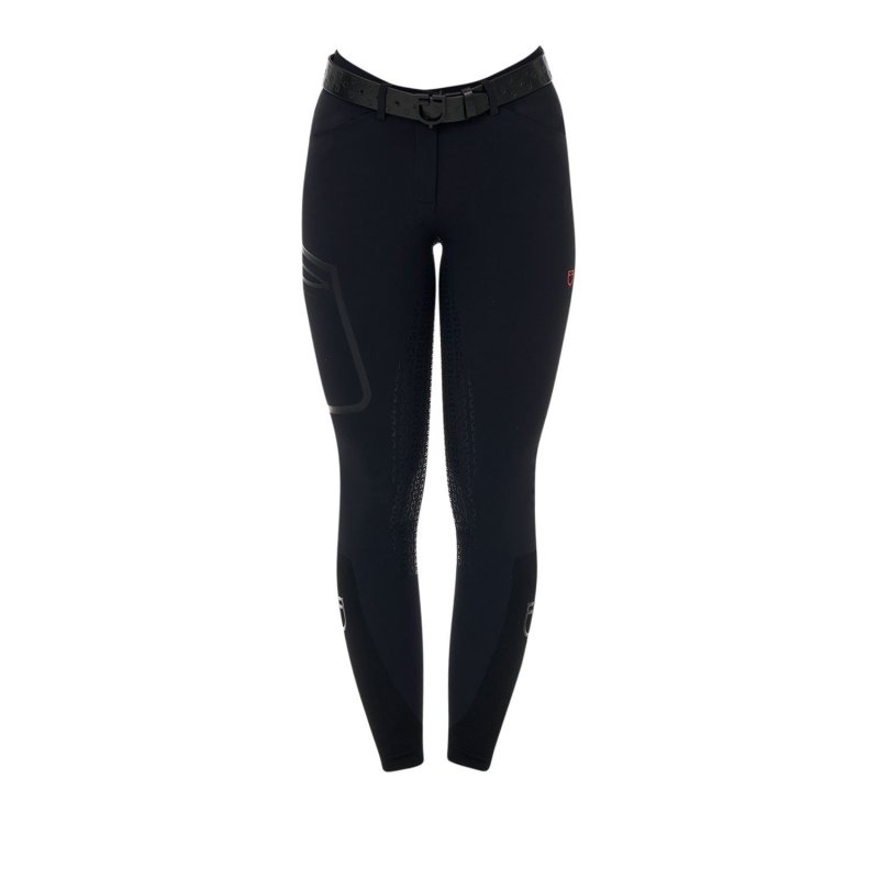 Equestro Pantalone slim fit donna Ridertechnology 2.0 full grip - Nero