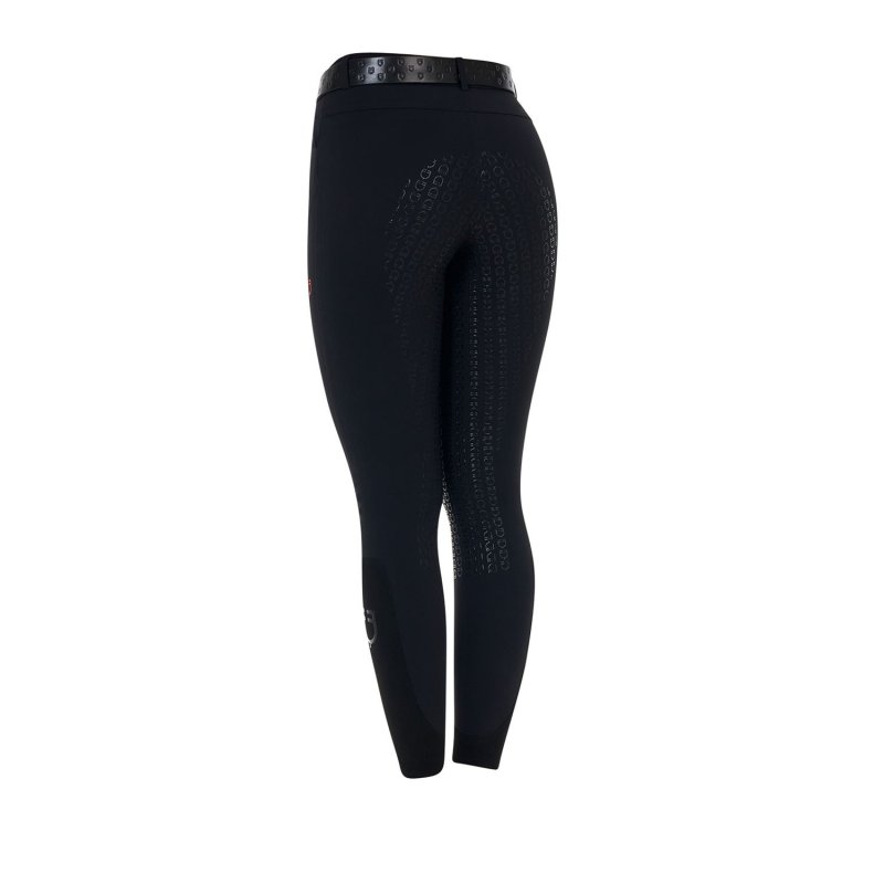 Equestro Pantalone slim fit donna Ridertechnology 2.0 full grip - Nero