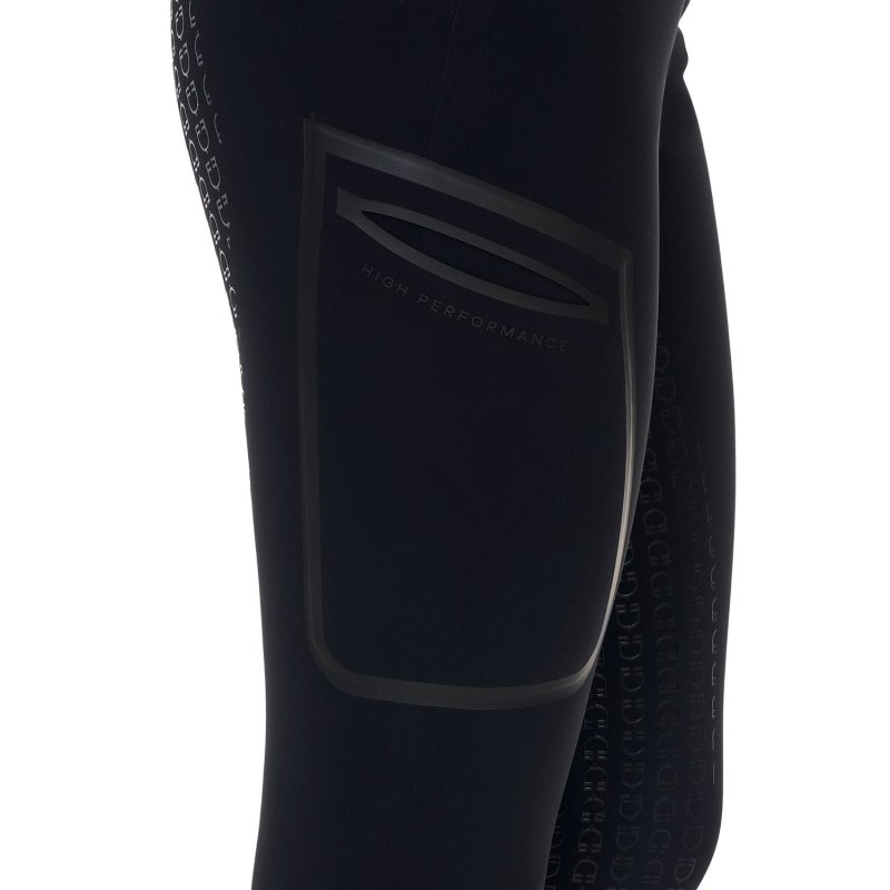 Equestro Pantalone slim fit donna Ridertechnology 2.0 full grip - Nero