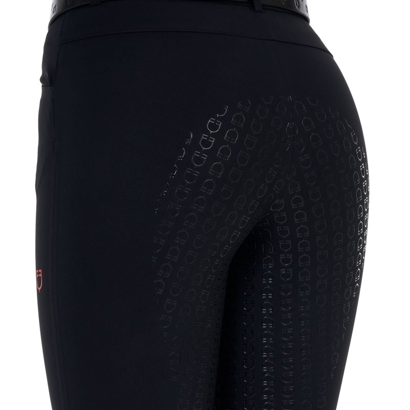 Equestro Pantalone slim fit donna Ridertechnology 2.0 full grip - Nero