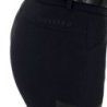 Equestro Pantalone slim fit donna vita alta Ridertechnology 2.0 cuciture termosaldate - Nero
