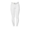 Equestro Pantalone slim fit donna vita alta Ridertechnology 2.0 cuciture termosaldate - Bianco