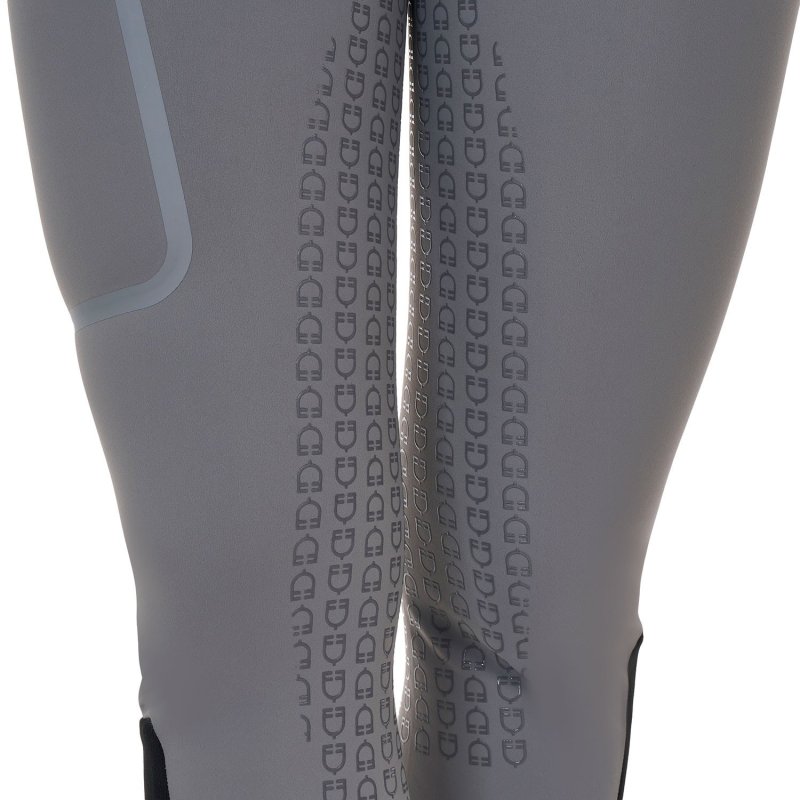 Equestro Pantalone slim fit donna vita alta Ridertechnology 2.0 full grip - MOCKINGBIRD (18-4015)