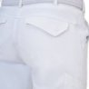Equestro Pantalone slim fit uomo Ridertechnology 2.0 cuciture termosaldate - Bianco