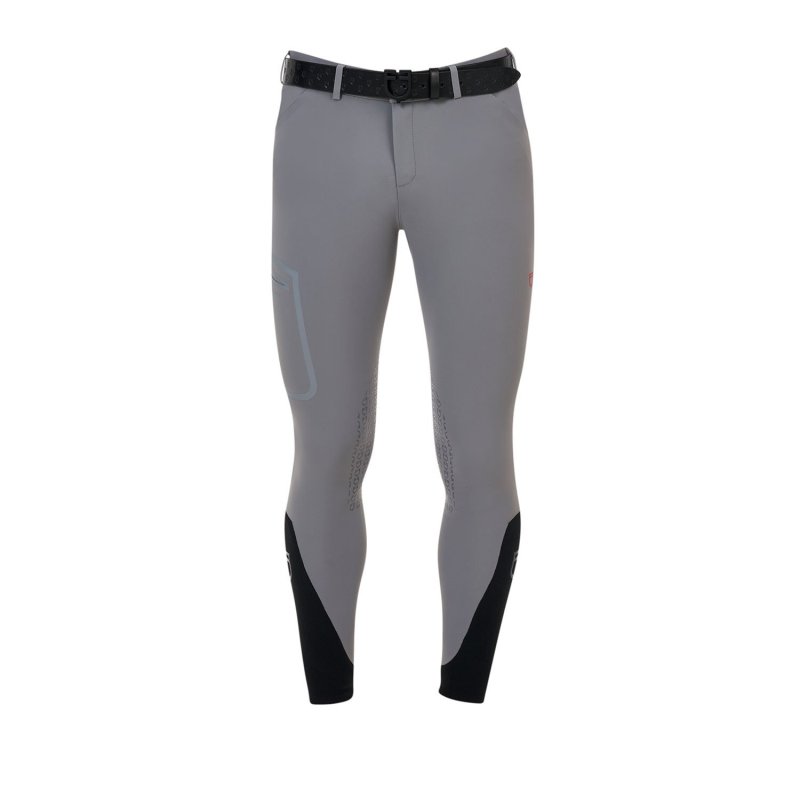 Equestro Pantalone slim fit uomo Ridertechnology 2.0 cuciture termosaldate - MOCKINGBIRD (18-4015)