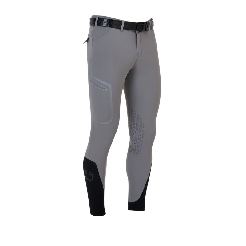 Equestro Pantalone slim fit uomo Ridertechnology 2.0 cuciture termosaldate - MOCKINGBIRD (18-4015)