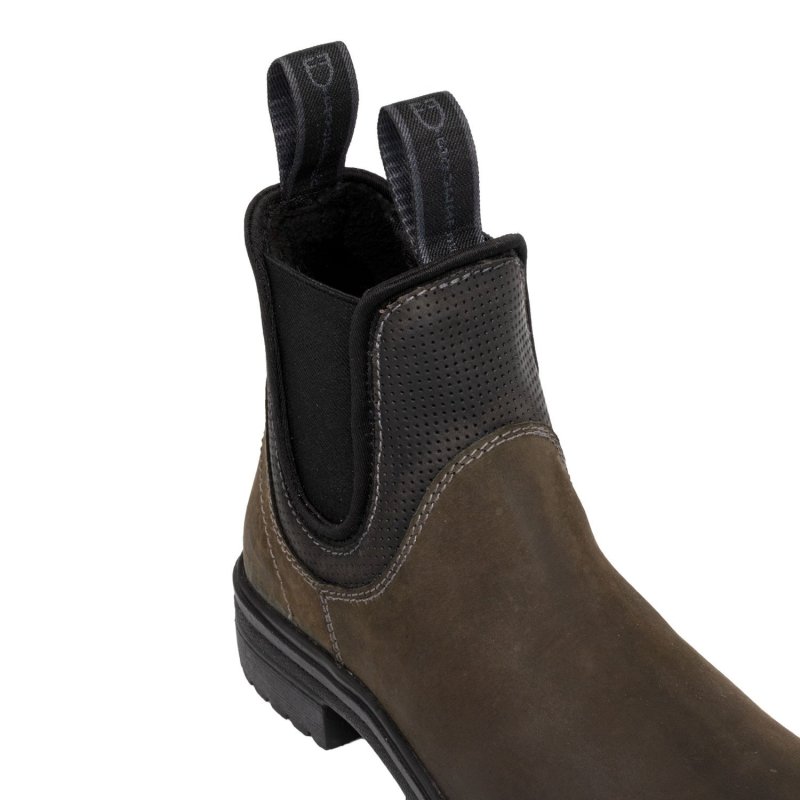 Equestro Stivaletti NYX in pelle nabuk - Nero