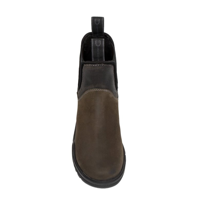 Equestro Stivaletti NYX in pelle nabuk - Nero