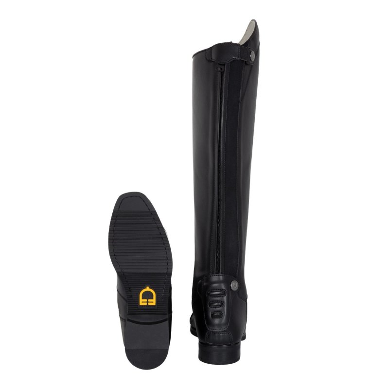 Equestro Stivali Nemesis unisex senza lacci con zip posteriore - CALF WIDE