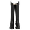 Equestro Stivali unisex in pelle di vitello zip posteriore