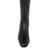 Equestro Stivali unisex in pelle di vitello zip posteriore