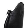 Equestro Stivali unisex in pelle di vitello zip posteriore