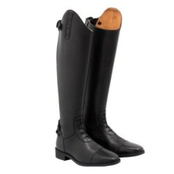 Supreme Stivali unisex con lacci polpaccio largo - Nero