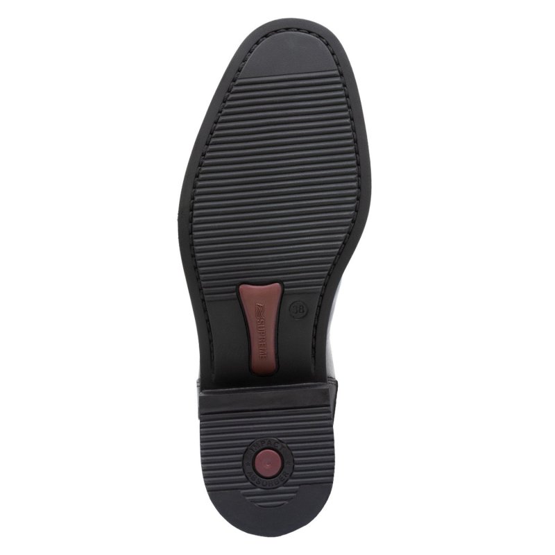 Supreme Stivali unisex con lacci polpaccio regolare - Nero