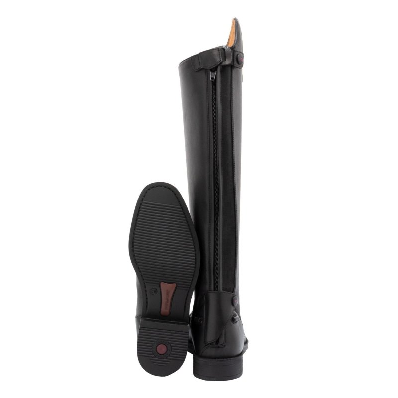 Supreme Stivali unisex con lacci polpaccio stretto - Nero
