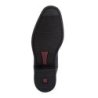 Supreme Stivali unisex polpaccio stretto in morbida pelle con zip posteriore - Nero