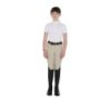 Equestro Polo bambina da concorso slim fit traspirante - Bianco