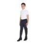Equestro Polo bambino da concorso slim fit quattro bottoni - Bianco