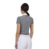 Equestro Polo concorso donna Ridertechnology 2.0 manica corta - Bianco