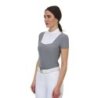 Equestro Polo concorso donna Ridertechnology 2.0 manica corta - Bianco