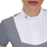 Equestro Polo concorso donna Ridertechnology 2.0 manica corta - Bianco