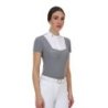 Equestro Polo concorso donna Ridertechnology 2.0 manica corta - Bianco
