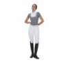 Equestro Polo concorso donna Ridertechnology 2.0 manica corta - Bianco