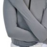 Equestro Polo concorso donna Ridertechnology 2.0 manica lunga e zip - MOCKINGBIRD (18-4015)