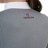 Equestro Polo concorso donna Ridertechnology 2.0 manica lunga e zip - MOCKINGBIRD (18-4015)