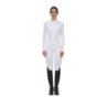 Equestro Polo concorso donna Ridertechnology 2.0 manica lunga e zip - Bianco