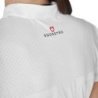 Equestro Polo concorso donna Ridertechnology 2.0 tessuto traforato - Bianco