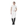 Equestro Polo concorso donna Ridertechnology 2.0 tessuto traforato - Bianco