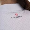 Equestro Polo concorso donna Ridertechnology 2.0 tessuto traforato - Bianco