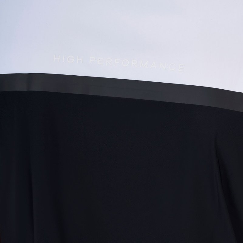 Equestro Polo concorso uomo Ridertechnology 2.0 manica corta e zip - Nero