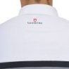 Equestro Polo concorso uomo Ridertechnology 2.0 manica corta e zip - Bianco