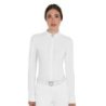 Equestro Polo donna concorso a camicia - Bianco