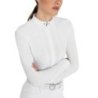 Equestro Polo donna concorso a camicia - Bianco
