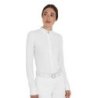 Equestro Polo donna concorso a camicia - Bianco
