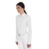 Equestro Polo donna concorso a camicia - Bianco