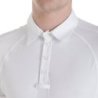 Equestro Polo uomo da concorso slim fit quattro bottoni - Bianco