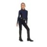 Equestro Base layer bambina a manica lunga da allenamento - Blu navy